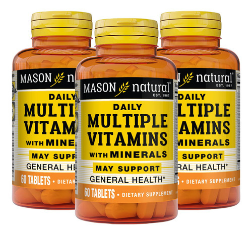 Mason Natural Daily Multiple Vitamins With Minerals - 24 Vit