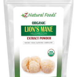 Z Natural Foods Pó De Extrato De Cogumelo Juba De Leão Orgân
