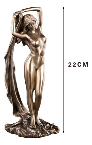 Estátua Feminina De Resina Nua, Artesanato Doméstico, Orname - Imagem 9