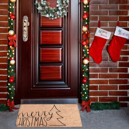 Tapete De Porta Para Decoração De Natal Gnome Floor Mat Hall - Imagem 20
