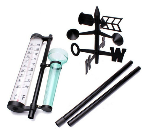 Instrumentos Meteorológicos Termômetros De Medidor De Chuva - Imagem 8