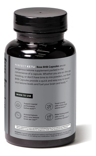 Cápsulas De Cetonas Ceto Perfeitas, Suplementos De Sais Bhb - Imagem 6
