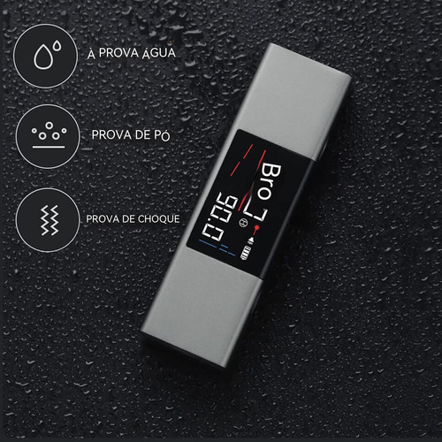 Goniômetro A Laser Com Display Led, Régua De Ângulo De Varia - Imagem 6