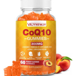 Gummies Coq10 Sem Açúcar 3000 Mg-mais Ômega-3, Vitamina B3 E