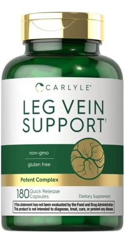 Suplemento Para Veias Da Perna Carlyle | 180 Cápsulas | Apo