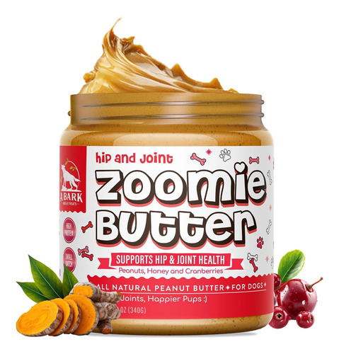 Zoomie Butter Hip & Joint Dog Amendon Mutter Spread Suppleme