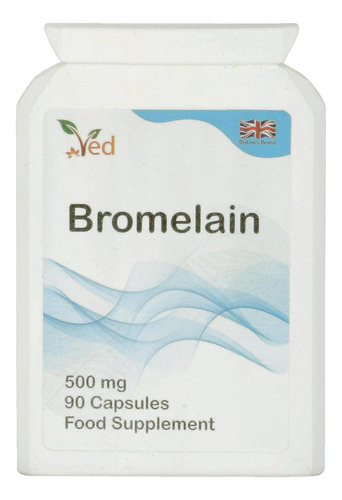 Cápsula De Bromelaína Ved Mg De Alta Resistência Por Cápsula