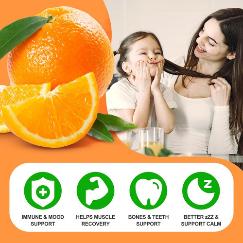 Suplemento De Cálcio, Magnésio E Zinco Com Vitamina D3, Goma - Imagem 4