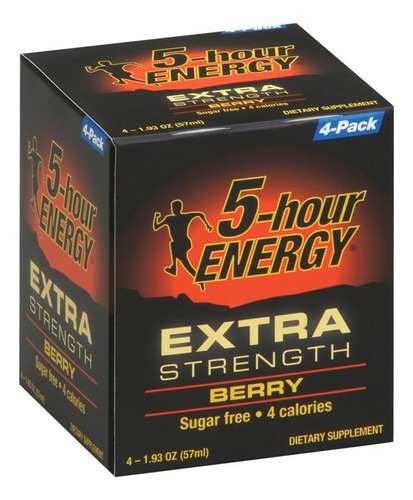 Energia De 5 Horas De Suplemento Dietético Extra De Força, B
