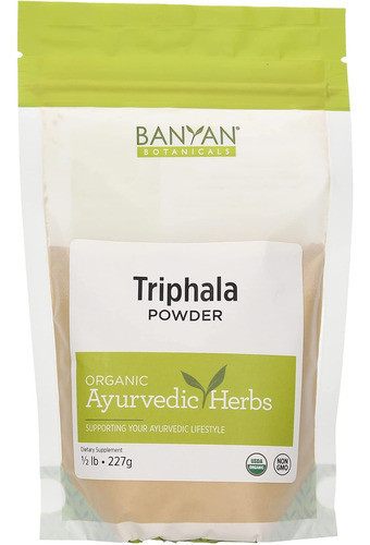 Pó Triphala De Banyan Botanicals " Fórmula Orgânica De Amla, - Imagem 2