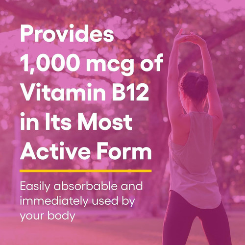 Natural Factors Vitamina B12 Metilcobalamina 1.000 Mcg, Ofer - Imagem 3