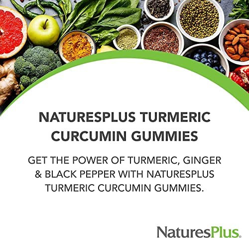 Naturesplus Gummies Curcumina De Cúrcuma - 60 Gomas, Pêssego - Imagem 2