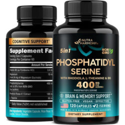 Fosfatidilserina 400 Mg - Suporte Para Cérebro, Memória E Fo