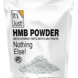 É Justo! Hmb Em Pó, 250g, Beta-hidroxi Beta-metilbutirato, Á