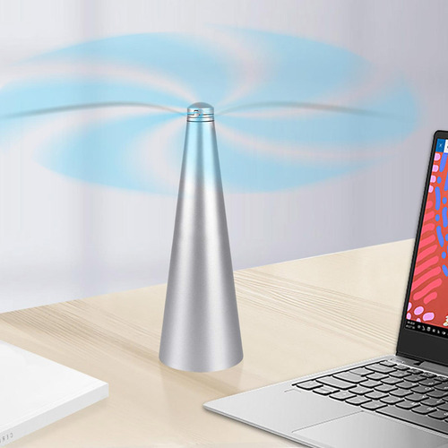Protetor De Comida Portátil Ventilador De Mosca Usb Prata - Imagem 4