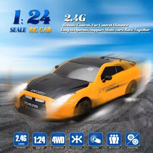 Drift Rc Car Pequeno Carro De Corrida 4x4 Recarregável - Imagem 8