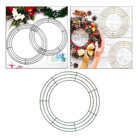 2x Fazendo Arranjo Floral Diy Feriado 30cm - Imagem 5