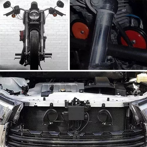 12v Super Forte Chifre Carro Moto Caminhão Van* - Imagem 7