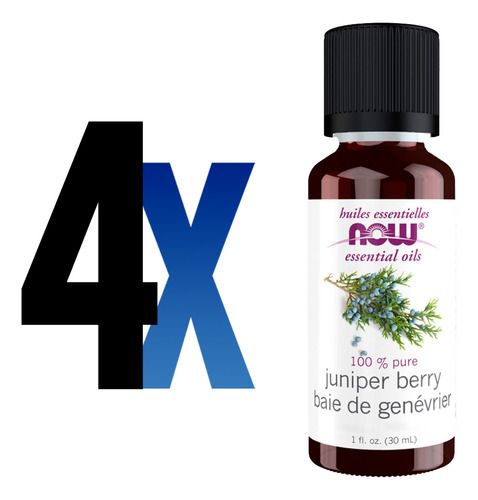 Óleo Bagas Zimbro Now Foods Juniper Berry 30ml Importado 4un - Imagem 2