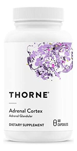 Thorne Adrenal Cortex - Suplemento De Córtex Adrenal Bovino