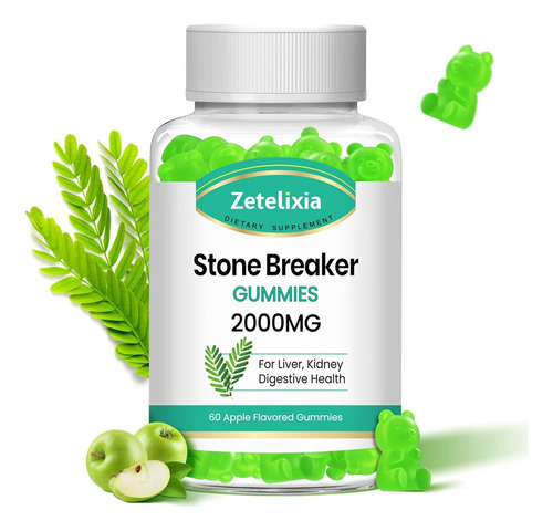 Gomas Quebra-pedras Zetelixia Chanca Piedra 2.000 Mg, Suplem