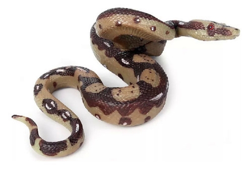 . Grande Cobra De Borracha Realista, Brinquedo De Serpente - Imagem 3