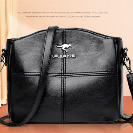 Bolsa De Ombro Tiracolo Em Couro Sintético Médio Promocional - Imagem 15