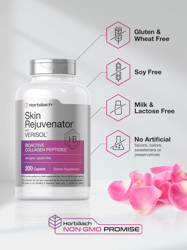 Rejuvenescedor De Pele Horbäach Com Verisol | Peptídeos De C - Imagem 4