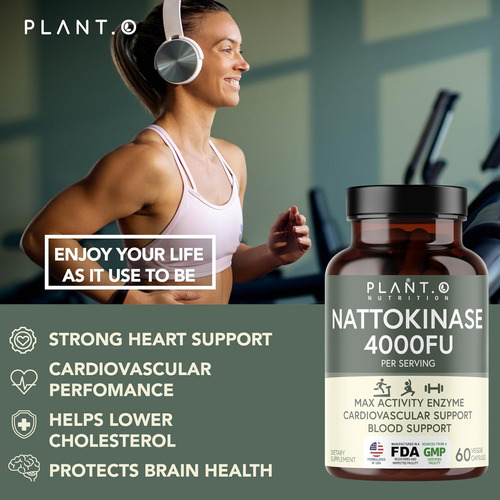 Plant.o Nutrition Suplemento De Nattokinase Com Max Enzyme S - Imagem 3