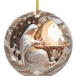 Y Decoração De Natal, Acrílico, Plano, Pingente Pequeno,