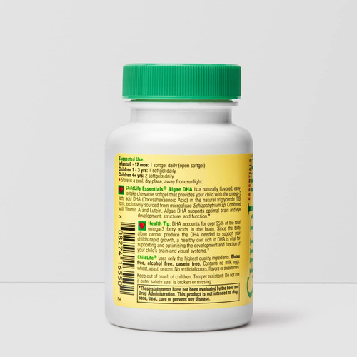 Childlife Essentials Algae Dha Para Crianças - Suplemento De - Imagem 4