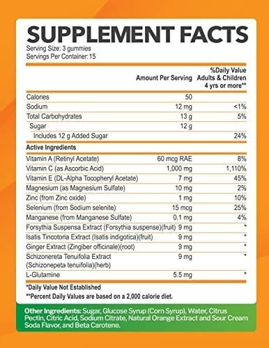 Vitamina C: Apenas Nutrientes, 1000 Mg, 45 Gomitas - Imagem 2