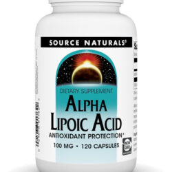 Source Naturals Ácido Alfa Lipóico 100 Mg Apoia O Metabolism