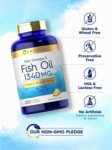 Carlyle Mini Cápsulas Softgel De Óleo De Peixe 1340mg | 200 - Imagem 4