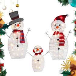 Novo Decoração De Jardim Ao Ar Livre Com Boneco De Neve De