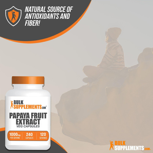 Cápsulas De Extrato De Mamão - De Carica Papaya, Suplementos - Imagem 4