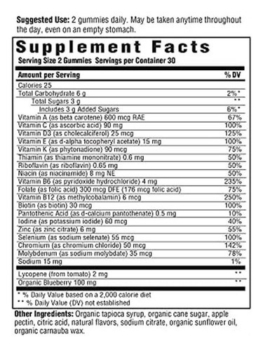 Vitamina B-12/ Mega Food/ 60 Gomitas - Imagem 6
