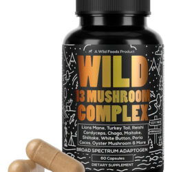 Complexo De Suplementos De Cogumelos Wild Foods Premium | Ex