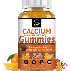 Gomas De Cálcio De 1200 Mg Com Vitamina D3, K2, B12 E B6 - S