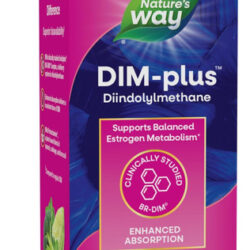 Suplemento Natures Way Dim-plus, Diindolilmetano, 120 Cáps