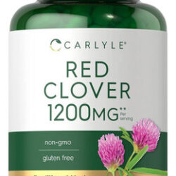 Cápsulas De Trevo Vermelho Carlyle 1200mg | Contagem 200 | T