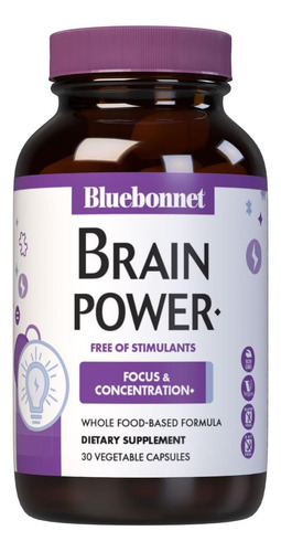 Bluebonnet Nutrition Brainpower - Mistura Nootrópica À Base