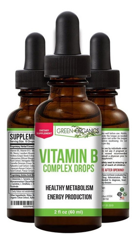 Vitamina B-12/ Green Organics /2 Oz/ Gotas