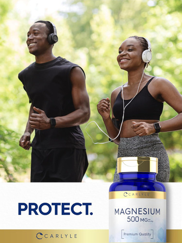Carlyle Magnésio 500mg | 300 Cápsulas Revestidas | Suplement - Imagem 7
