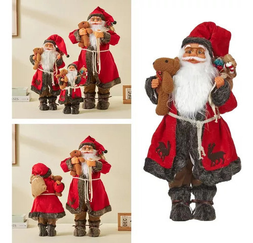 E Figuras De Papai Noel, Decoração De Mesa, Ornamento - Imagem 3