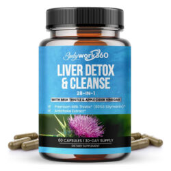 Bodywork360 Liver Detox & Cleanse - Suplemento 28 Em 1 Para