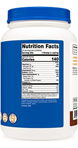 Concentrado De Proteína De Soro De Leite Nutricost 2 Kg De C - Imagem 4