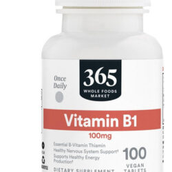 Suplemento 365 Da Whole Foods Market Vitamina B1 100 Mg 100