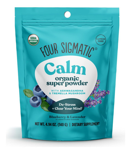 Quatro Sigmatic Calm Super Powder Orgânico Superalimento Em