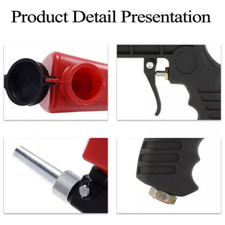 Pistola Pneumática De Jateamento De Areia Pequena - Imagem 2